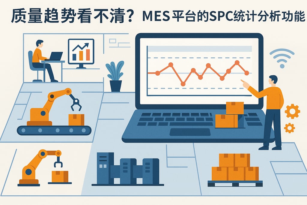 质量趋势看不清？MES平台的SPC统计分析功能  